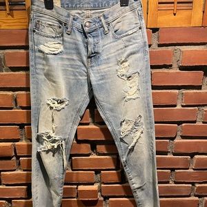 Abercrombie & Fitch Mens Super Skinny Jeans, W30 L32